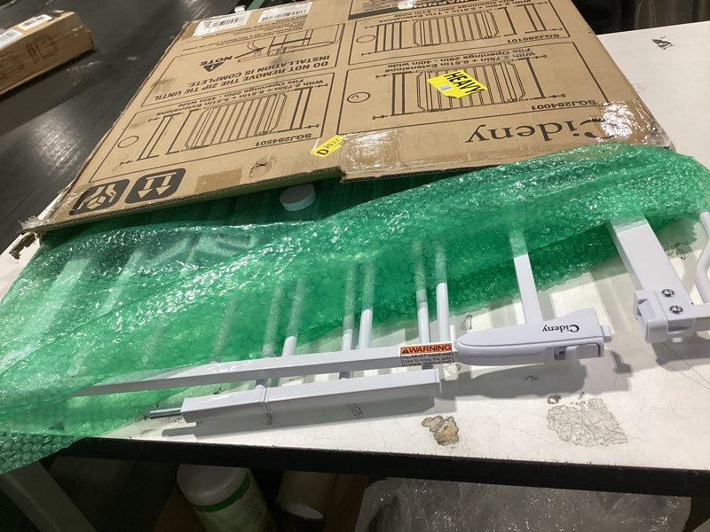 Condition photo showing Good Condition for Baby Gate No Drilling, 29"-40" Auto Close Dog Gate Indoor for Doorways & Stairs, Pressure Mounted Adjustable Pet Gate, Easy Walk Through Child Gate for Children & Pets Stroller Friendly, White