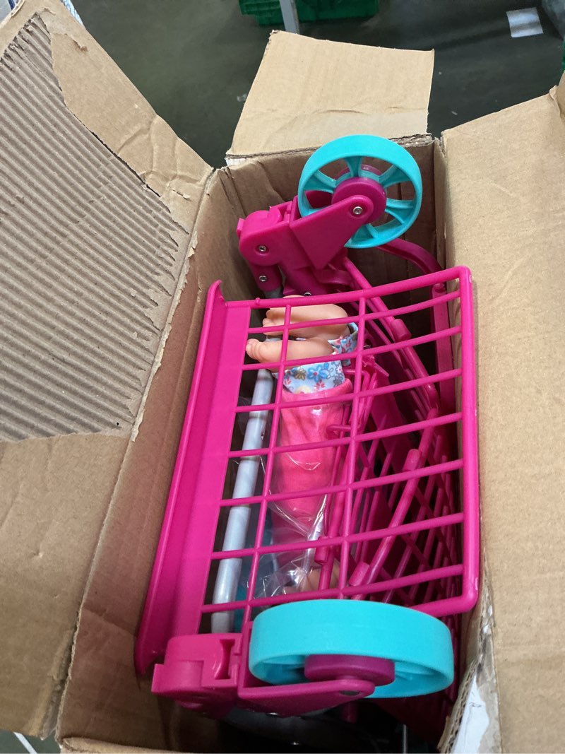 Condition photo showing Good Condition for Lissi Shopping Cart with 16" Baby Doll