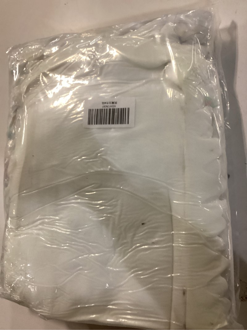 Condition photo showing New/Like New for M Dog Sofa Bed for Small Dogs – Orthopedic Couch with Supportive Bolster Sides, Easy-Clean Wipeable Surface, Removable Cover, Non-Slip Bottom, 21.6 × 18.5× 11 Inch Cream 21x18x10"