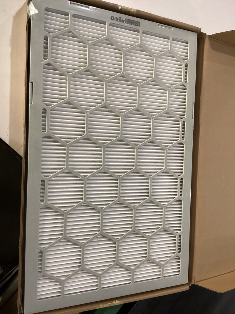 Condition photo showing New/Like New for 16x25x1 MERV 8 Air Filter,AC Furnace Air Filter,Reusable ABS Plastic Frame, 7 Pack Replaceable Filter Media (Actual Size: 15 3/4" x 24 3/4" x 3/4") 16x25x1 MERV8 ( 1 Frame + 7 Filter Media )