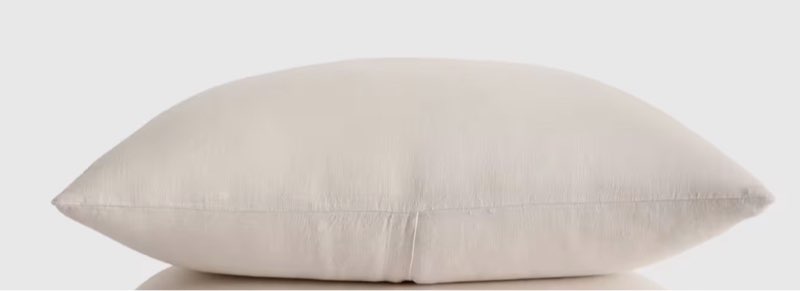 quince european linen sham set of 1, king, natural chambray, 20x36 in king sham