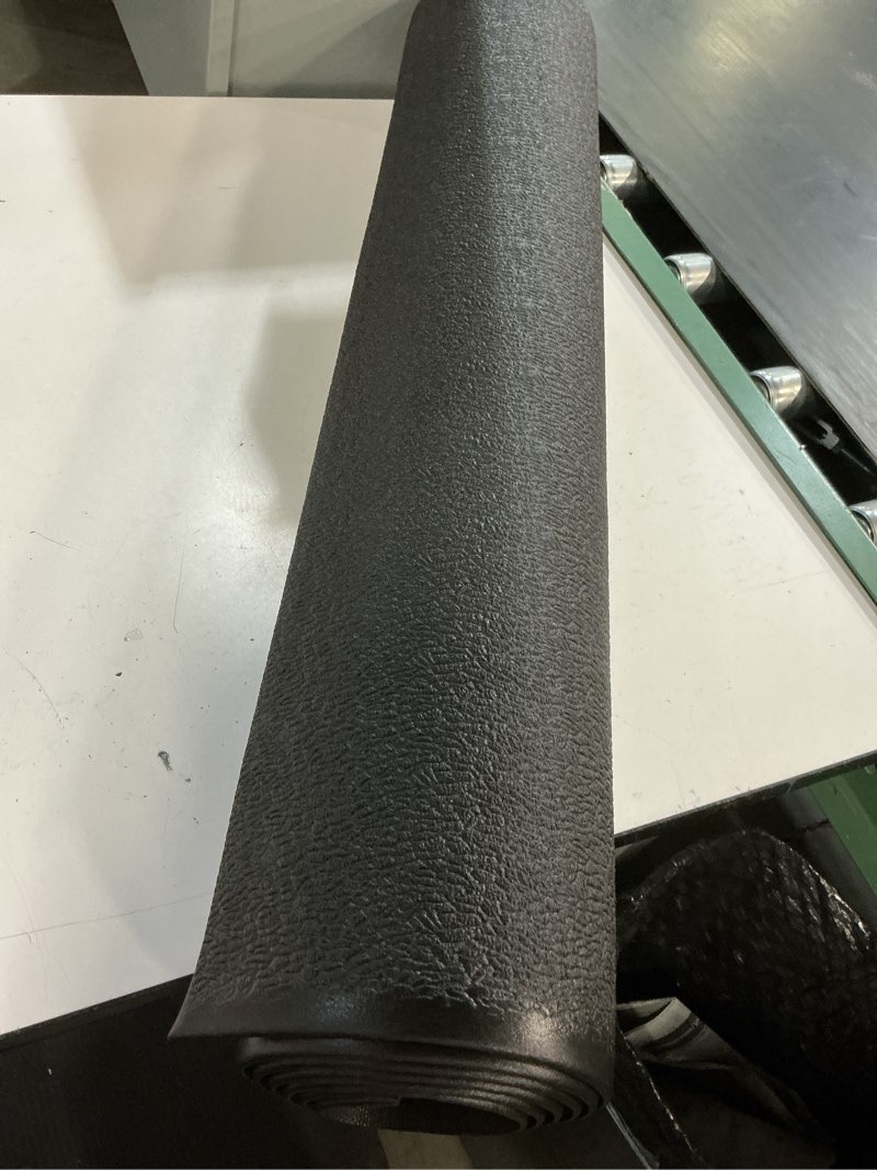 Condition photo showing Good Condition for supermats made in u.s.a. for treadmills ellipticals rowing machines recumbent bikes and exercise equipment black 3-feet x 7.5-feet