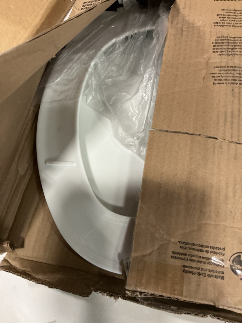 Condition photo showing As Is for bemis 170 durable plastic toilet seat, elongated, white