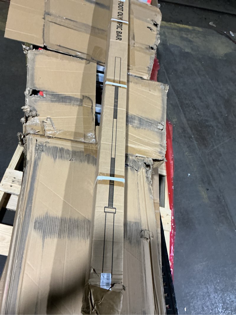 Condition photo showing Good Condition for LIONSCOOL 7FT Olympic Barbell for Weightlifting, Power Lifting, 2 Inch Strength Training Bar for Squats, Deadlifts, Presses, Rows, Curls - 700lbs/1000lbs/1500lbs Capacity