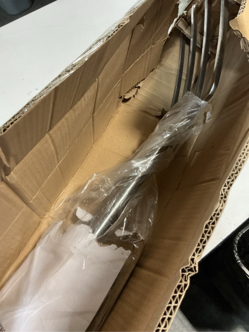 Condition photo showing New/Like New for Garden Fork Heavy Duty Pitchfork for Digging Gardening Spade Fork 43 inch with D-Handle 4-Tine Pitch Fork Garden Tool for Spading Digging Turning Planting Cultivating Aerating Steel Compost Fork