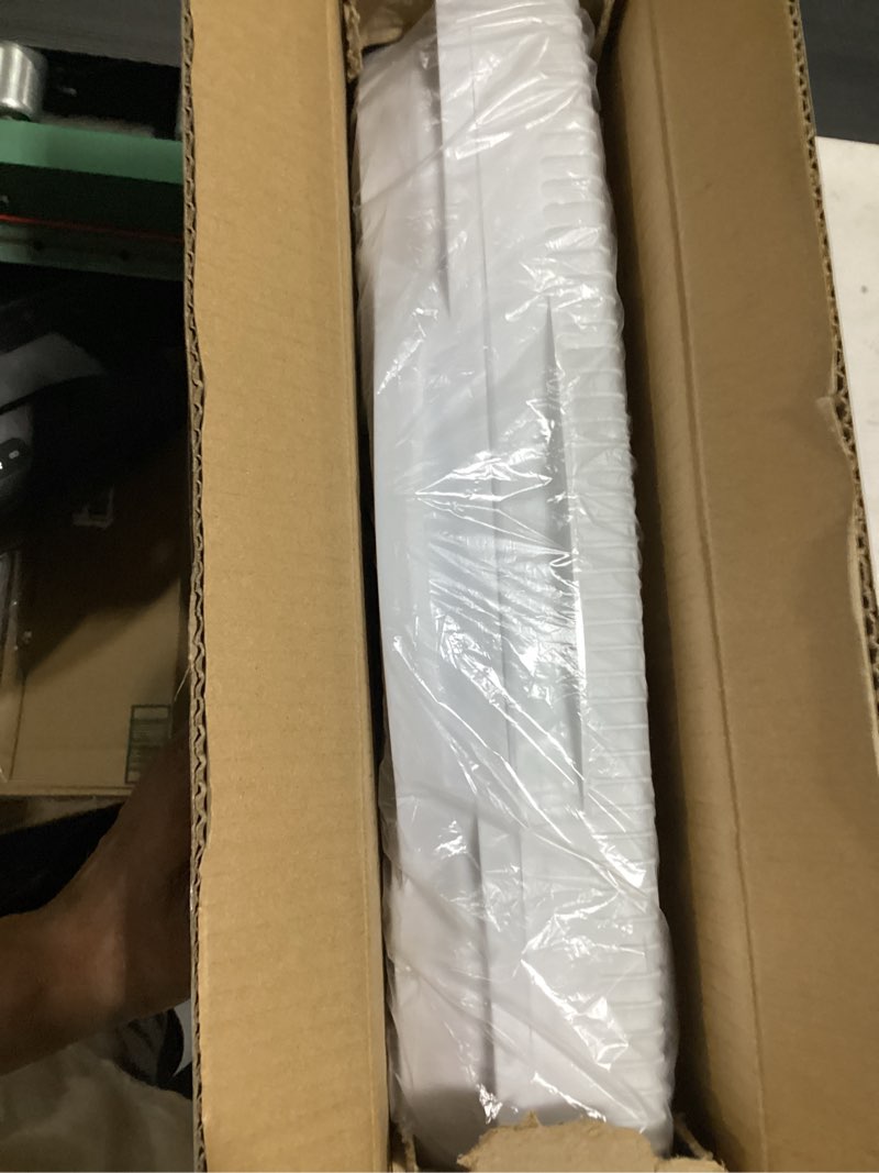 Condition photo showing Good Condition for shinic window fan with reversible airflow quiet, twin 9" blades, full remote control, 3 functions-3 speeds, bathroom kitchen window exhaust fan, width adjustable (from 23.8" to 37") etl certified window fan with foam seal strip white