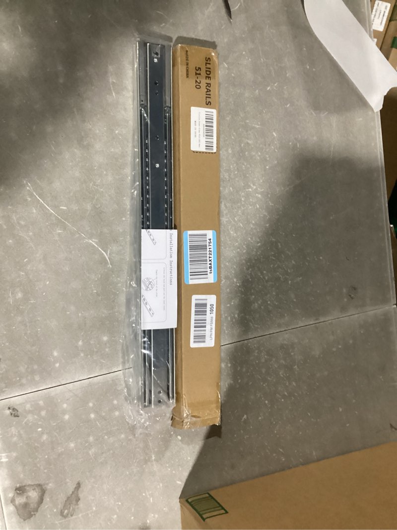 Thickened 200Lbs Soft Close Heavy Duty Drawer Slides 1 Pair 20 Inch Full Extension Ball Bearing Self