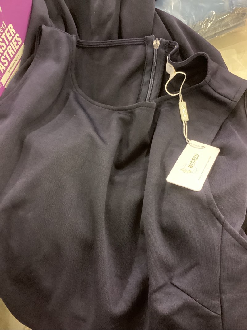 Wldrsd Women Business Sheath Midi Dress, 2025 Summer Sleeveless A-line Slimming Work Pencil Skirt Na