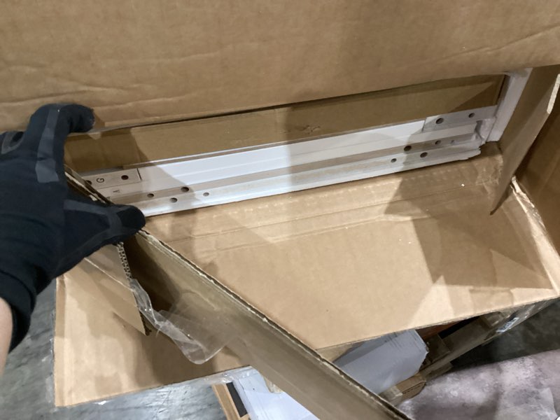 Condition photo showing Good Condition for homefort 41.3" shoe bench with lift top storage, entryway bench with cushioned seat, wooden end of bed bench, shoe cabinet bench with hidden storage space, for bedroom, hallway,white 41.3"wx14.9"d x18.1"h white