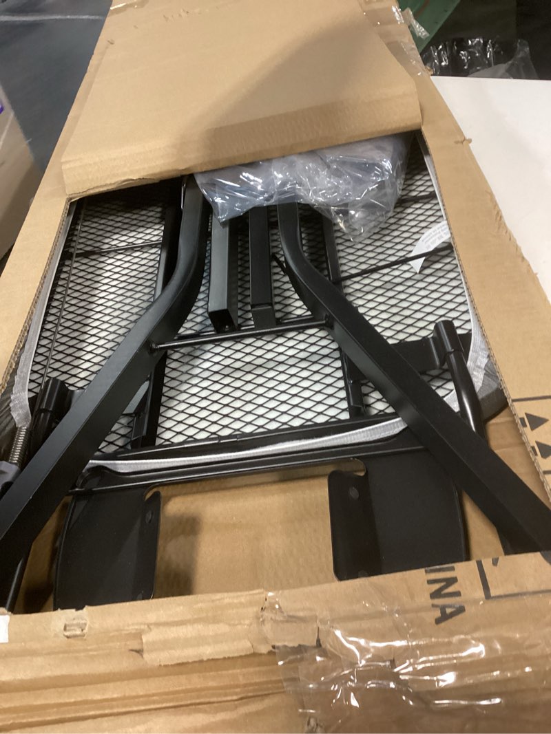 Condition photo showing Good Condition for Extra-Wide Ironing Board – 48"×18" Large Surface (57" w/Iron Rest) • Built-in Clothes Rack, Hanger & Cord Holder • Heat-Resistant Cover • Heavy-Duty, No Wobble • Adjustable Height • Black Grey.