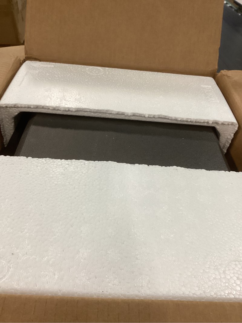 Condition photo showing New/Like New for sentrysafe black fireproof and waterproof safe, file folder and document box with key lock, ex. 14.3 x 15.5 x 13.5 inches, hd4100