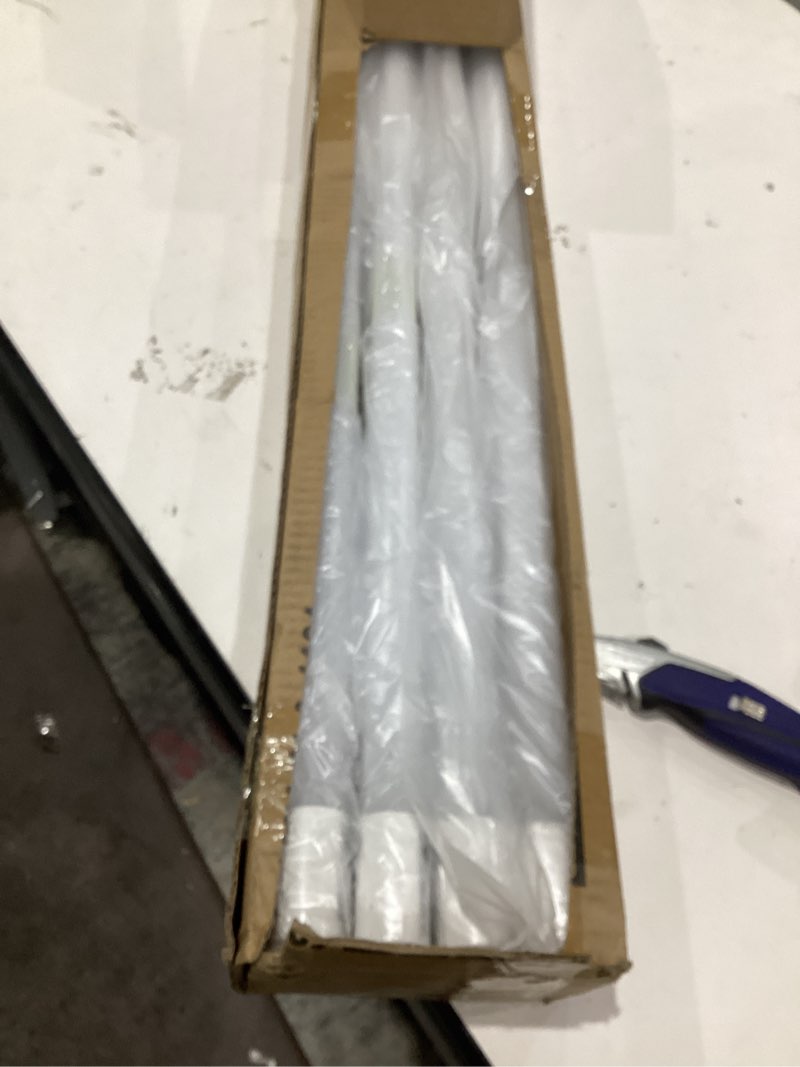 Condition photo showing Good Condition for hykolity 4 pack linkable led shop light, 4ft 42w [250w equivalent], 4400lm, 5000k daylight, with plug, utility light fixture, hanging or surface mount, white