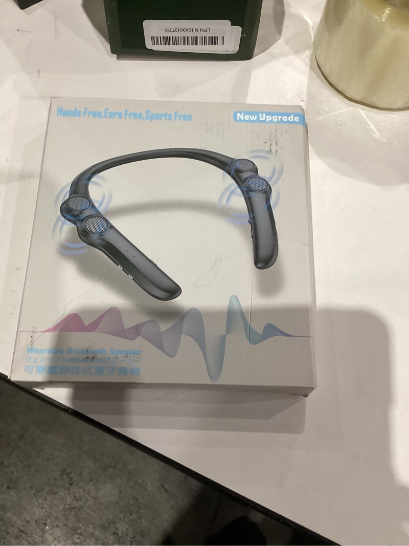 Condition photo showing New/Like New for Gardway Neckband Bluetooth Speaker, Wireless Wearable Speaker w/lightest 78g Weight, High Fidelity 3D Stereo Sound, 12 Hrs Playtime, Portable Speakers w/Built-in Mic for Home, Office and Outdoors
