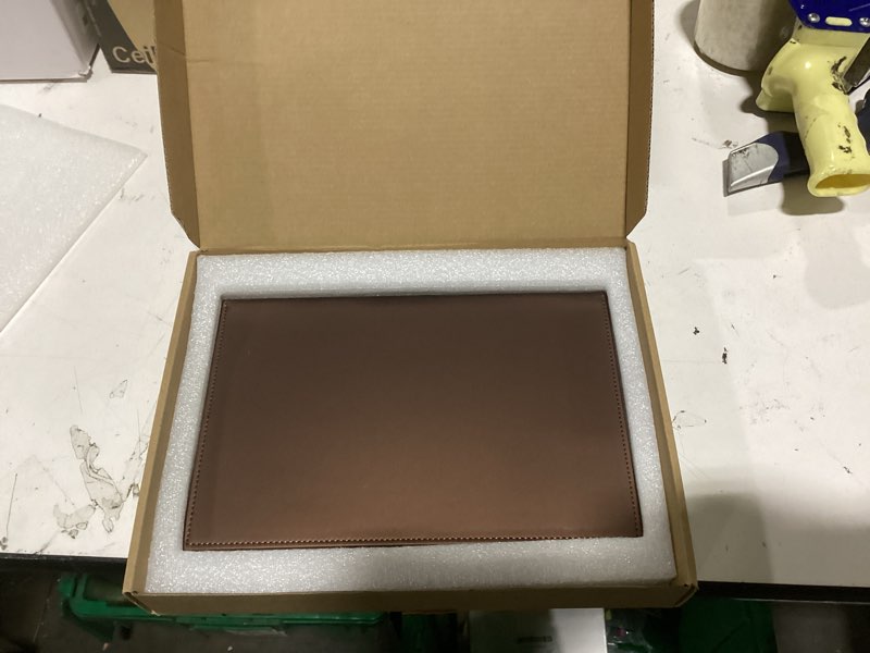 Condition photo showing New/Like New for adjustable mirror - large size, brown, face down mirror for vitrectomy, watch tv during eye surgery recovery