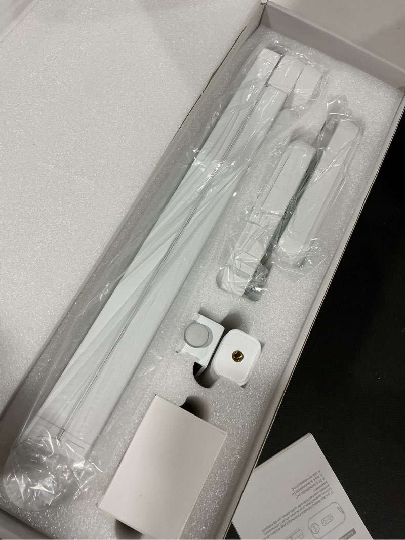 Condition photo showing Good Condition for HITTI 456 LEDs Bright Nail Tech Lamp for Desk, 34 Inch Foldable Large Nail Arch Light with Phone Holder, Stepless Dimming & 3 Modes Half Moon Table Light for Manicure/Lash Extension/Tattoo/Beauty White