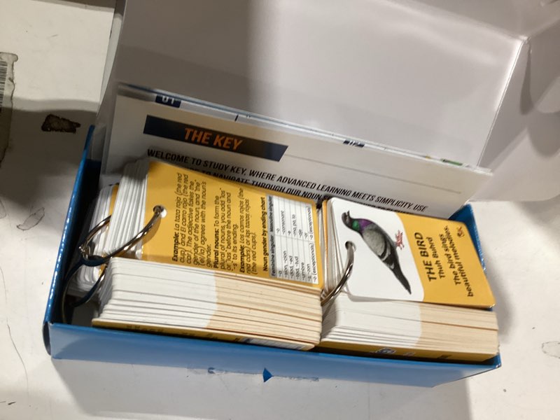 Condition photo showing Good Condition for 300 Spanish Vocabulary Flashcards | Double Sided Bilingual Flashcards for Adults & Kids Ages 12+ | Portable Noun Flash Cards to Learn Spanish for Adult Beginners with workbooks for Adults