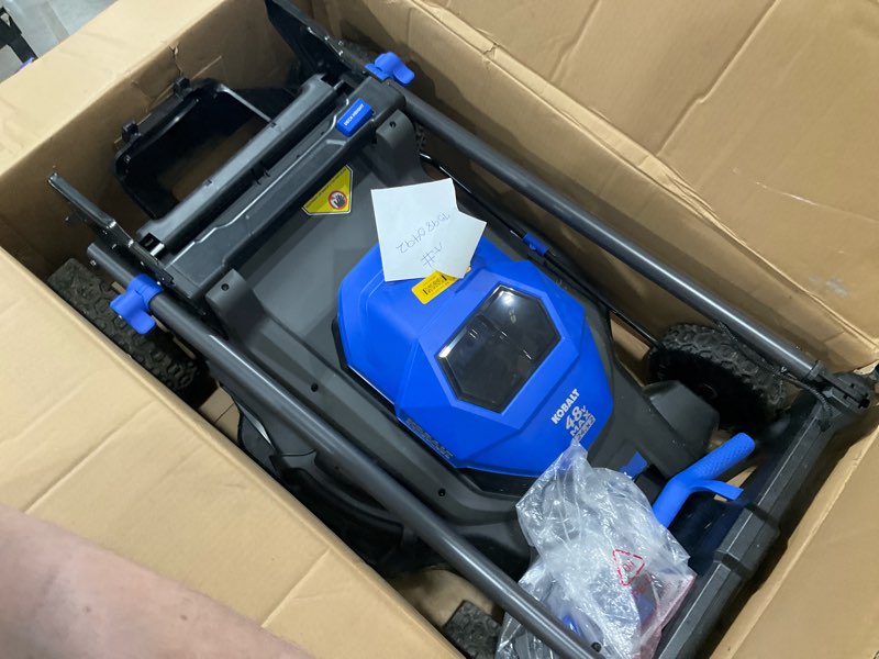 kobalt 21in push mower kit 48v