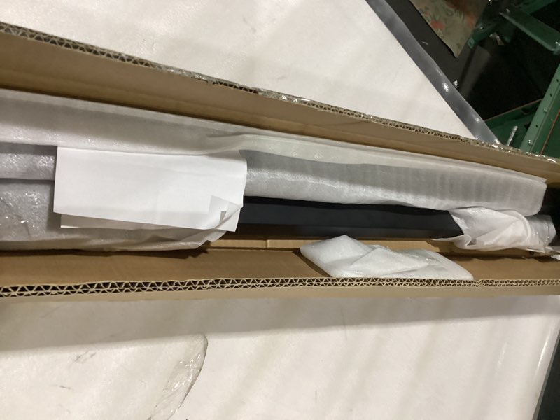 Condition photo showing New/Like New for Stair Railing Indoor - Handrails for Stairs, 8ft Black Metal Staircase Hand Rails/Modern Wrought Iron Handrail, Industrial Wall Mounted Handrails Outdoor for Loft Porch Deck