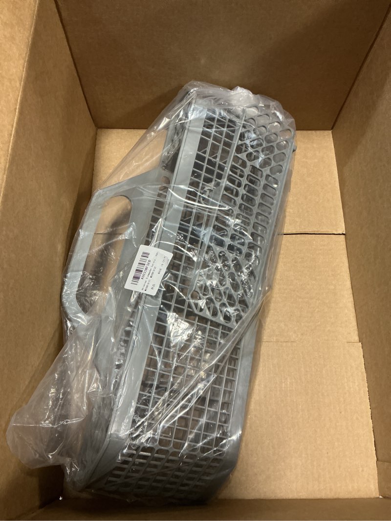 Condition photo showing New/Like New for universal dishwasher cutlery basket replacement wd28x10128 dishwasher utensil silverware basket, compatible with part no. ah959351, ea959351, ps959351, wd28x10127, wd28x10132