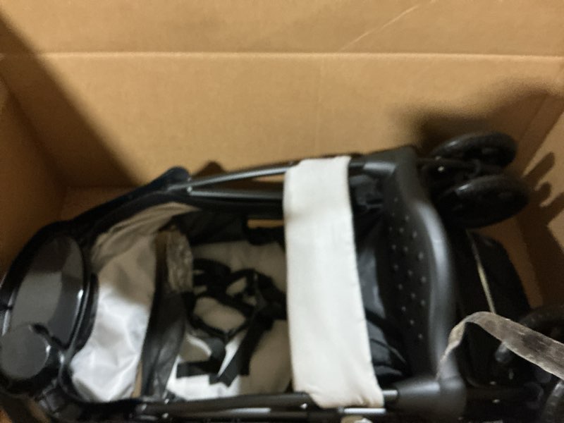 Condition photo showing Good Condition for (Similar to) Summer by Ingenuity 3D Mini Convenience Stroller – Lightweight Stroller with Compact Fold, Multi-Position Recline, Canopy with Pop Out Sun Visor and More – Umbrella Stroller for Travel and More, Gray