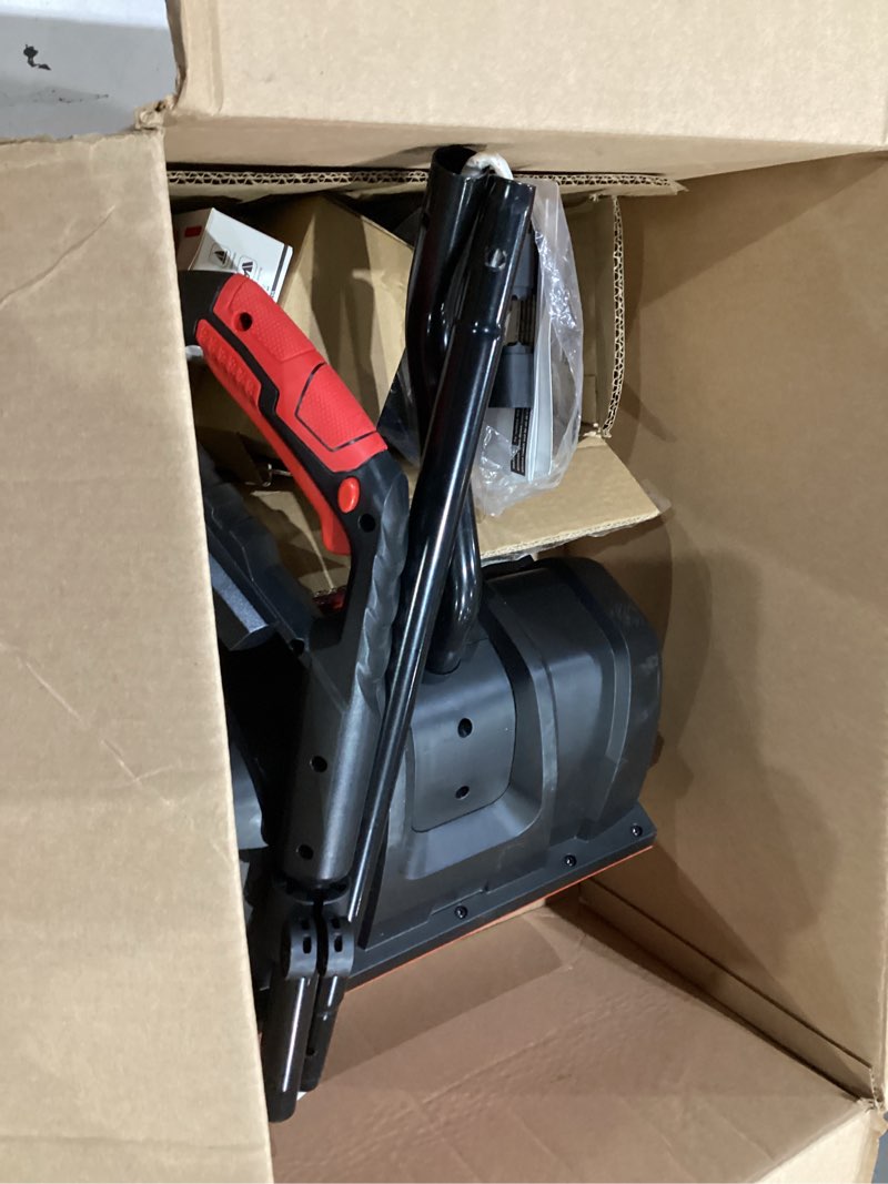 Condition photo showing Good Condition for MZK Cordless Snow Shovel, 20V 13-Inch Battery Powered Snow Thrower, Battery Snow Blower with Directional Plate & Adjustable Front Handle(4.0Ah Li-ion Battery & Fast Charger Included)