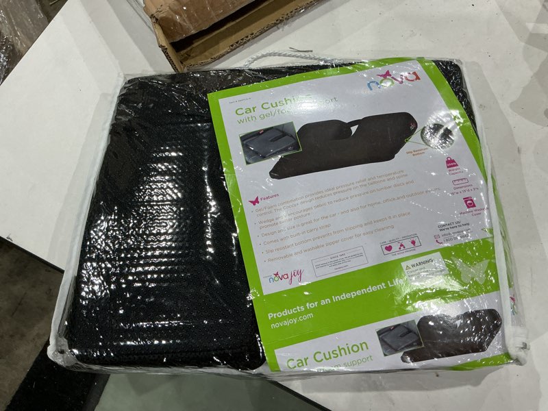 Condition photo showing Good Condition for nova medical products coccyx gel foam car & seat cushion, black
