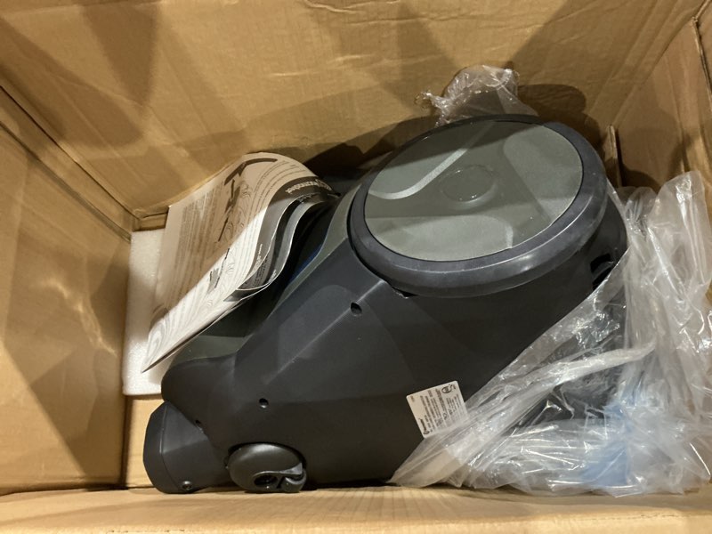 Condition photo showing As Is for vacmaster cc0501 ultra silent bagless canister vacuum powerful cleaner with hepa filtration, one-touch release dust cup, built-in dust tool & retractable cord for low-pile carpet and hard floor black