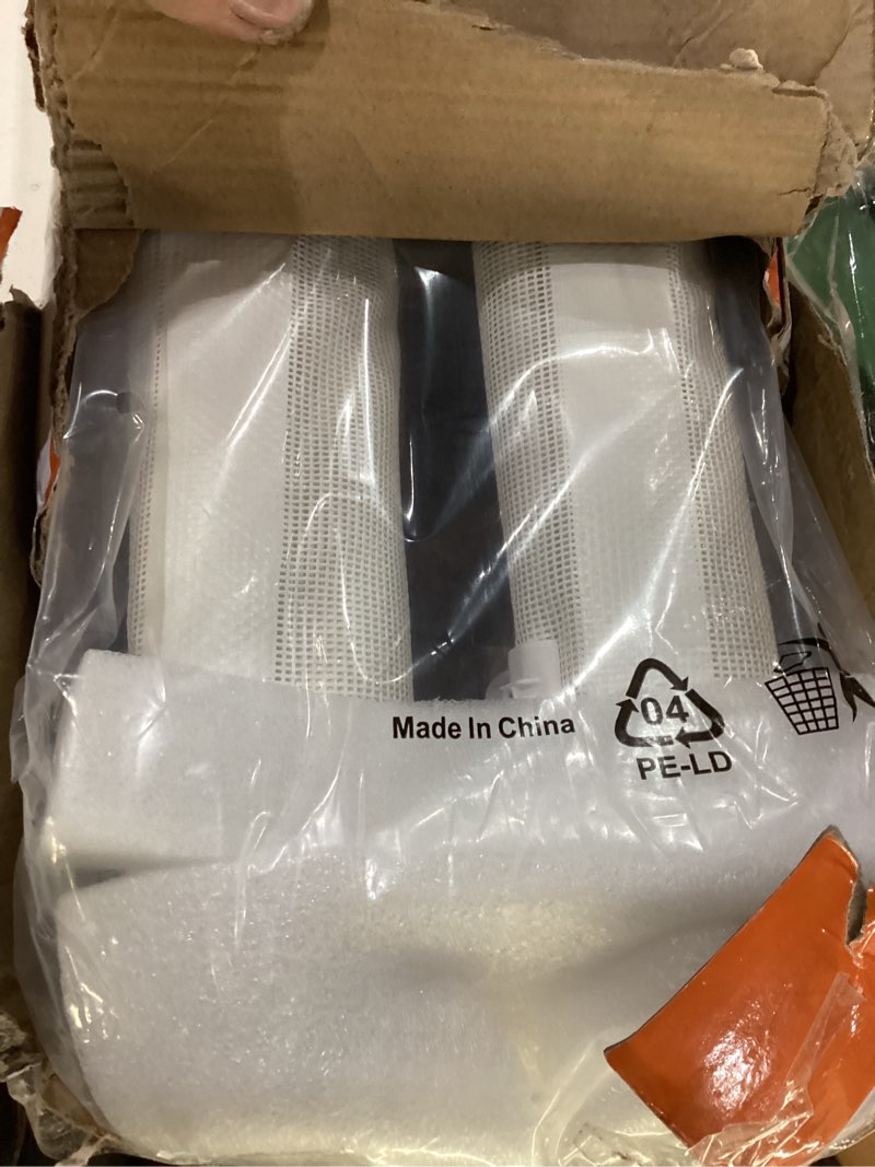 Condition photo showing New/Like New for 2-Pack Retractable Baby Gate for Stairs-33”Height, Expands up to 55”Width-Safety Gate for Infants, Toddlers, Dogs & Pets-Easy Install, Secure Closure, White Mesh Design for Indoor & Outdoor Use