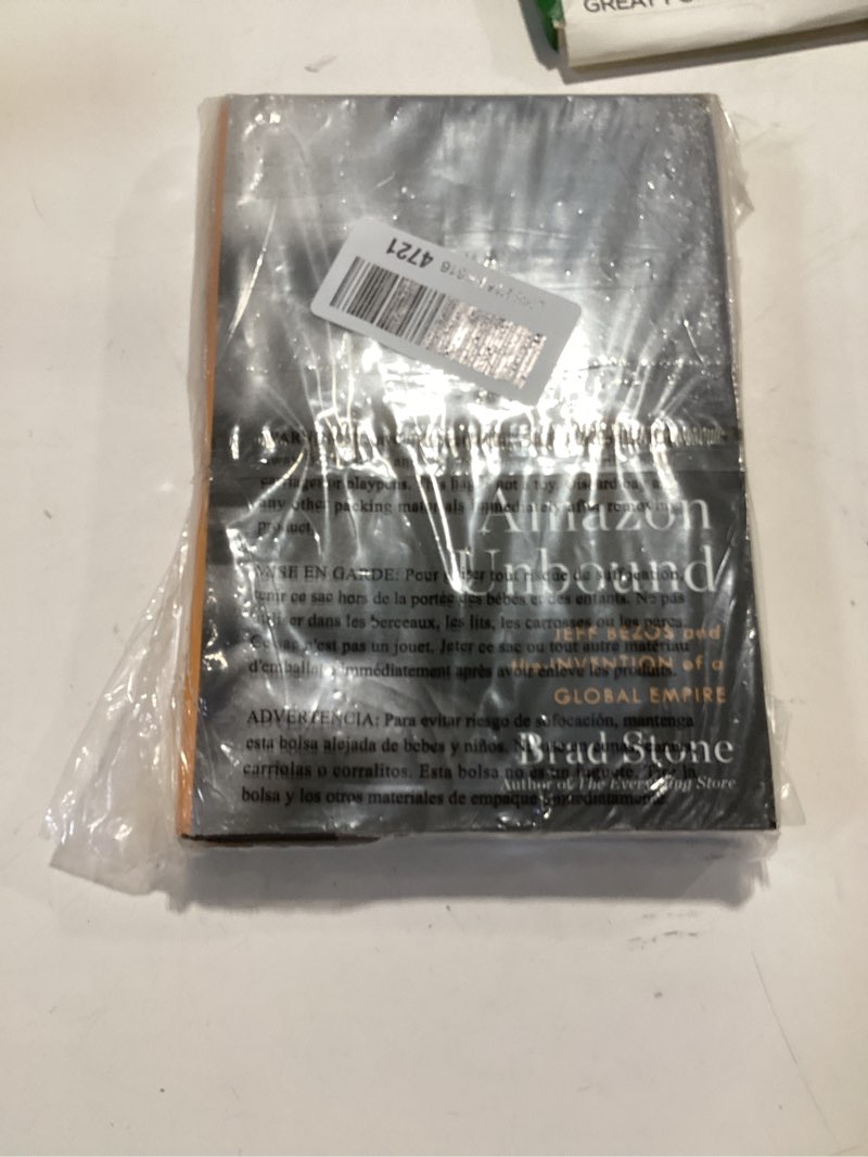 Condition photo showing New/Like New for amazon unbound: jeff bezos and the invention of a global empire