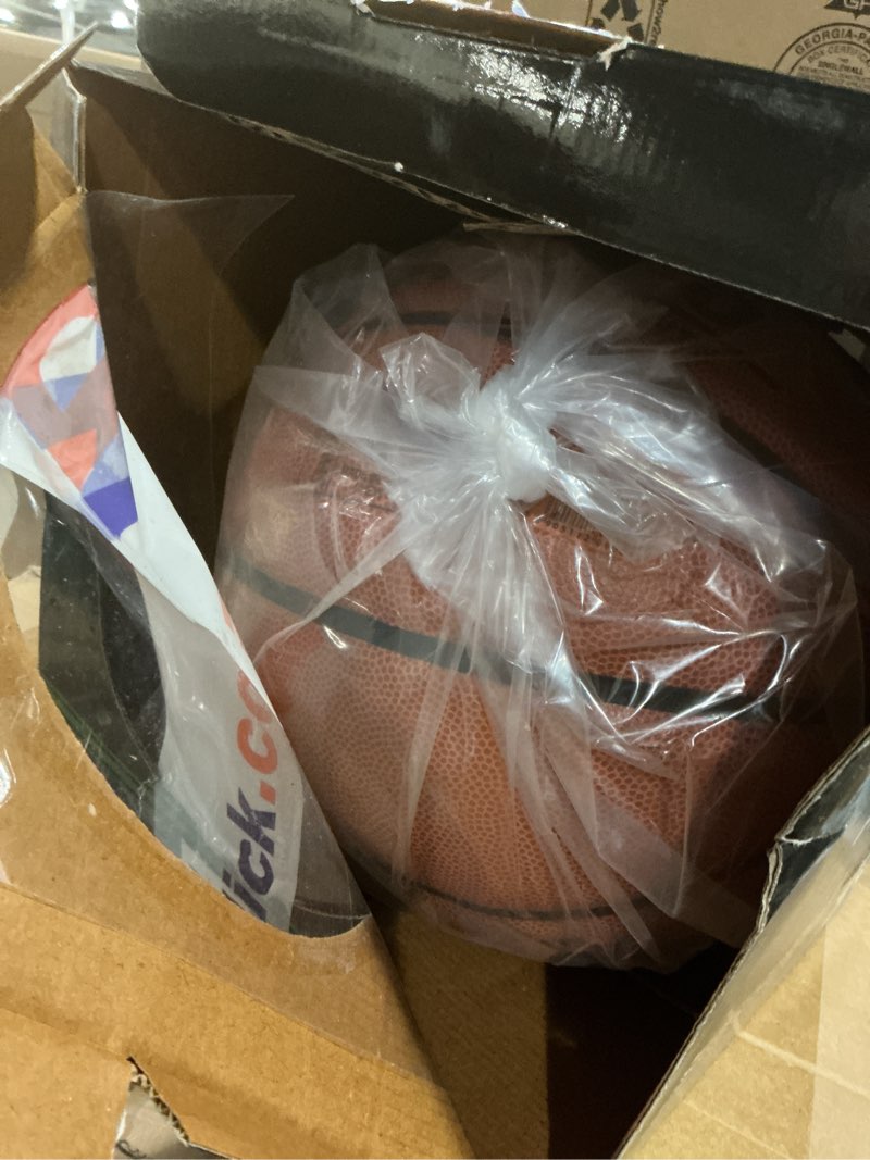 Condition photo showing New/Like New for Spalding React TF-250 Indoor-Outdoor Basketball 2021 Version Intermediate Size 6, 28.5"