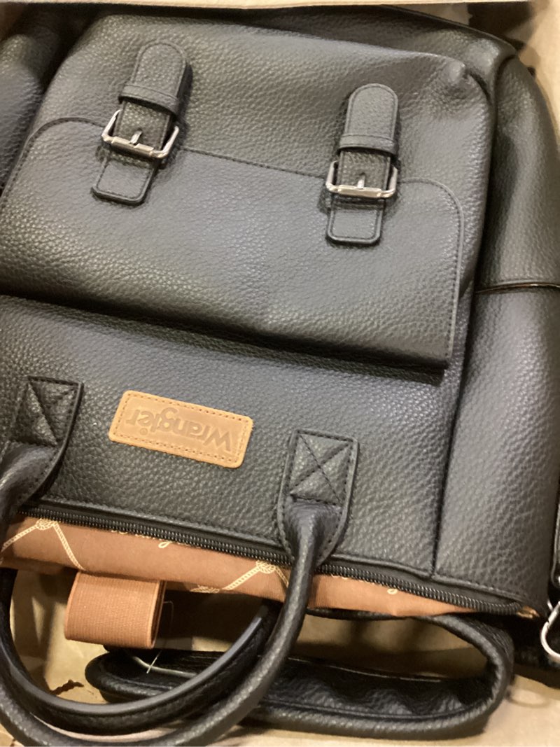 Condition photo showing Good Condition for montana west wrangler medium cute fashion backpack for women black purse backpack with removable crossbody shoulder strap wg175-9110bk