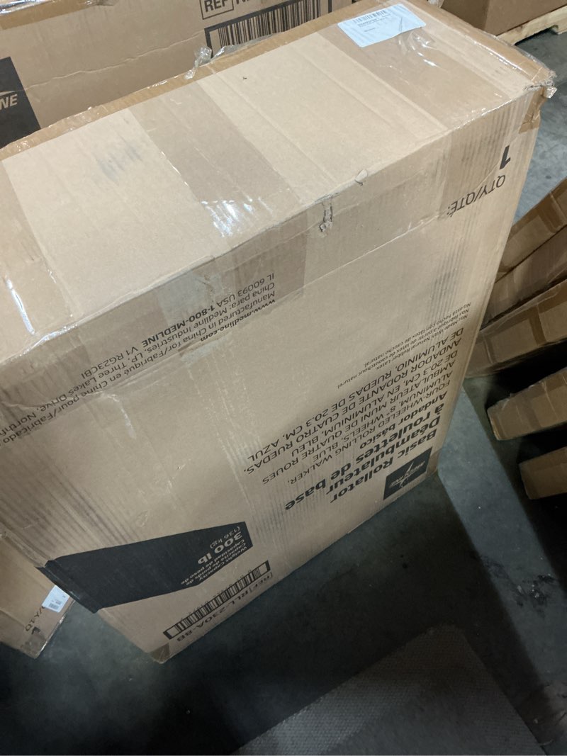 Condition photo showing New/Like New for Medline Basic Rollator, Blue, 8"