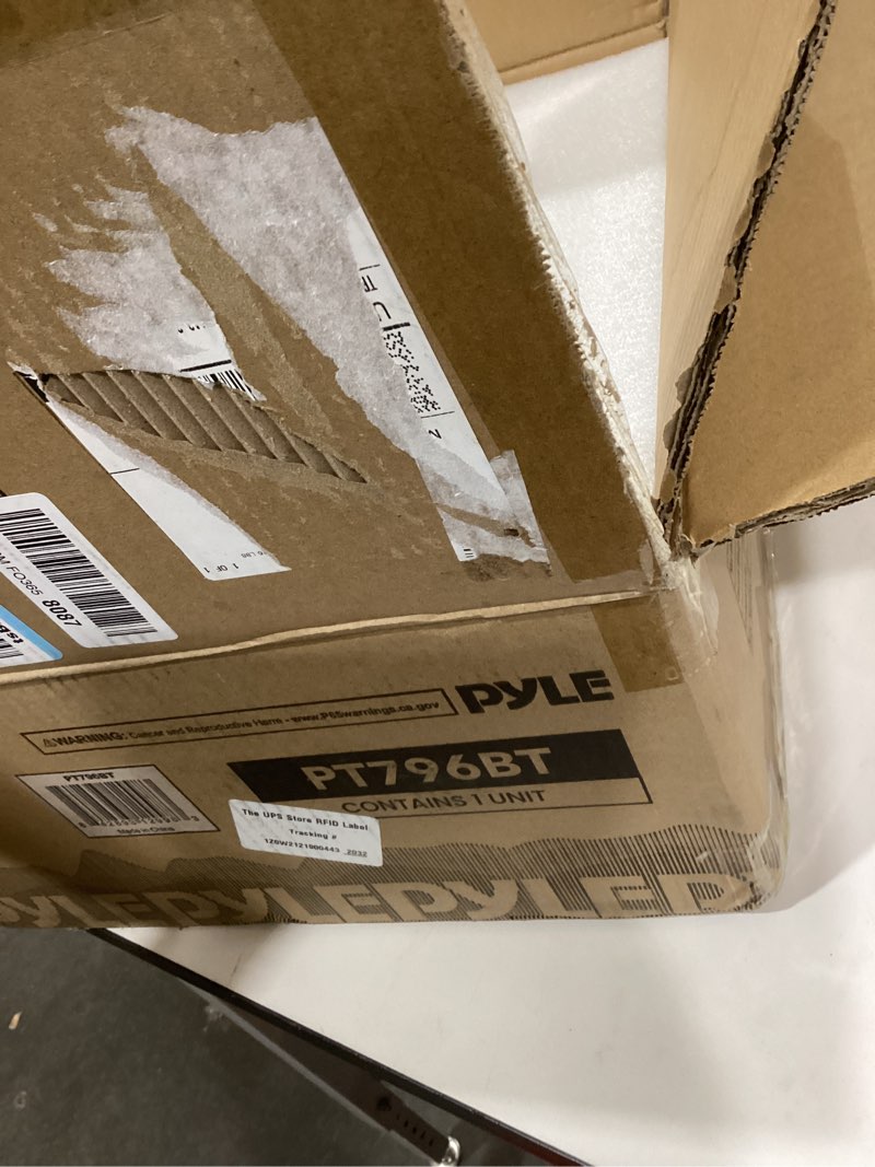 Condition photo showing Good Condition for Pyle 7.1-Channel Hi-Fi Bluetooth Stereo Amplifier - 2000 Watt AV Home Theater Speaker Subwoofer Surround Sound Receiver w/ Radio, USB, RCA, HDMI, MIC IN, Supports 4K HD TV's, 3D - Pyle PT796BT