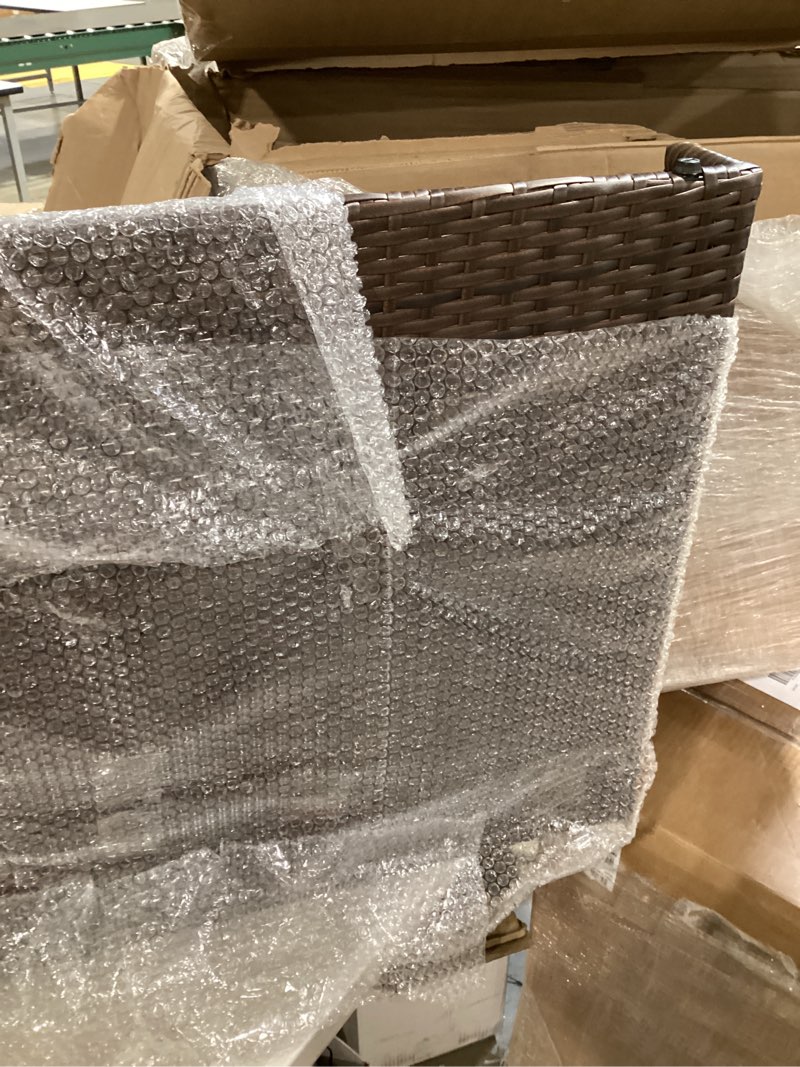 Condition photo showing As Is for 4-Person Outdoor Seating Group with Cushions INCOMPLETE 