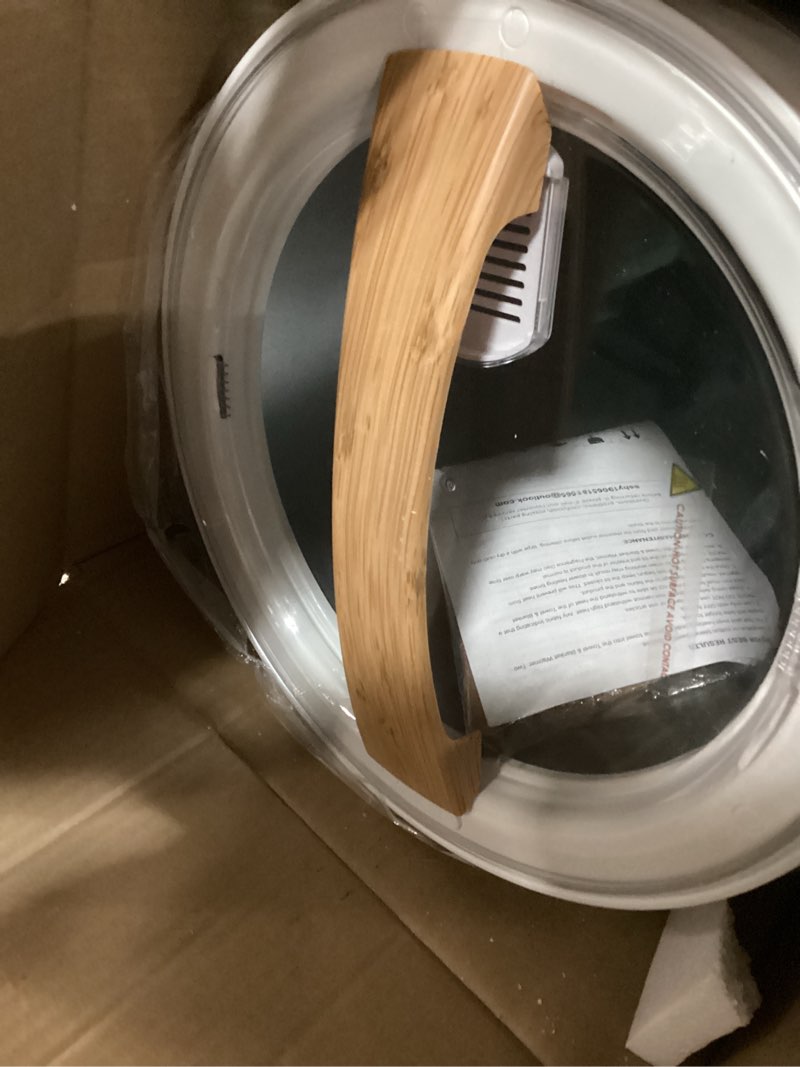 Condition photo showing As Is for 20L Towel Warmer Bucket, Large Heated Towel Warmers for Bathroom with Bluetooth Speaker, Timer, Auto Shut Off, Fits to Two 40"X70" Towels, Blankets for Home