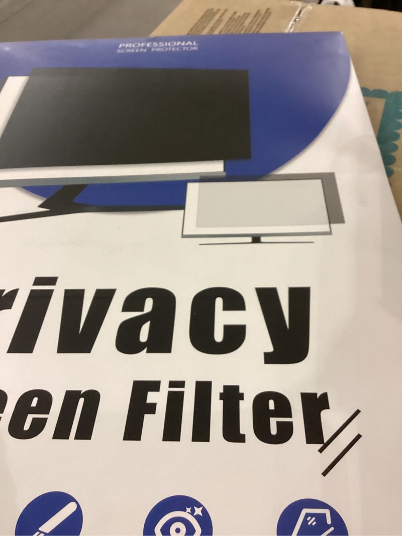 [2 Pack] 24 Inch Privacy Screen for Computer Monitor 16:10 Aspect Ratio, Eye Protection Anti Blue Light Glare Shield, 24inch Removable Black Blackout Anti Spy Desktop Security Private Filter 24''(16:10)