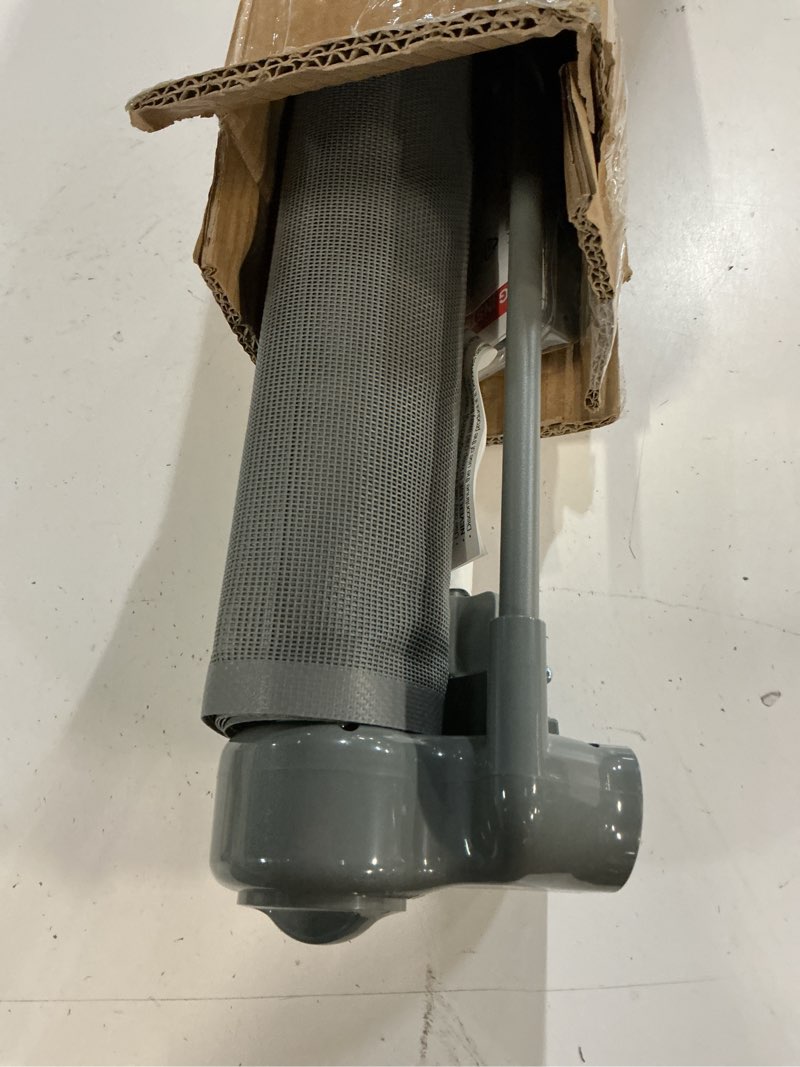 Condition photo showing Good Condition for miumoon 120 inch retractable baby gates 34 inch tall, retractable gate with reinforced strip design to prevent crawling through, 10 ft extra wide retractable dog gate for indoor/outdoor gray 34" tall x 120" wide