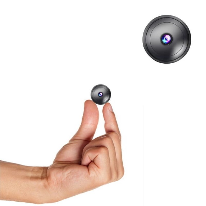 rfawkng 1pcs only 0.9 inch hidden camera with audio/video mini small spy home indoor night vision mo