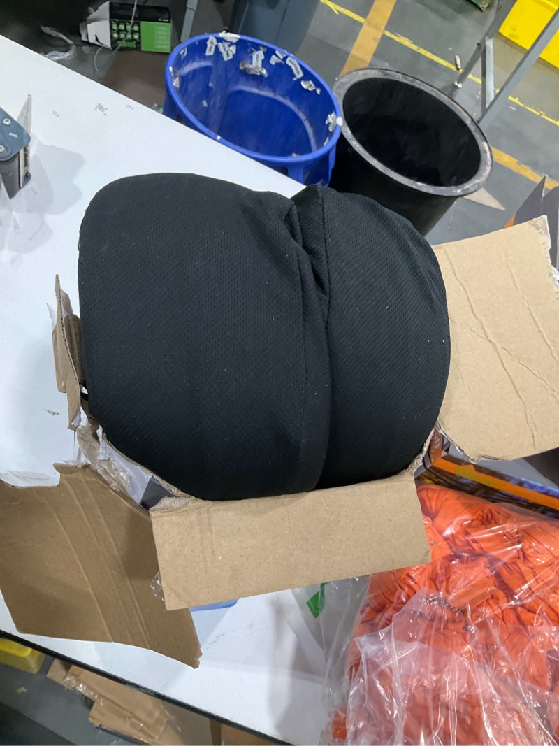 Condition photo showing Good Condition for 5 stars united seat cushion - memory foam chair cushion for tailbone pain relief - ergonomic support for coccyx, sciatica & butt - office, desk & gaming chair, car seat, wheelchair, airplane, black black mesh x-large
