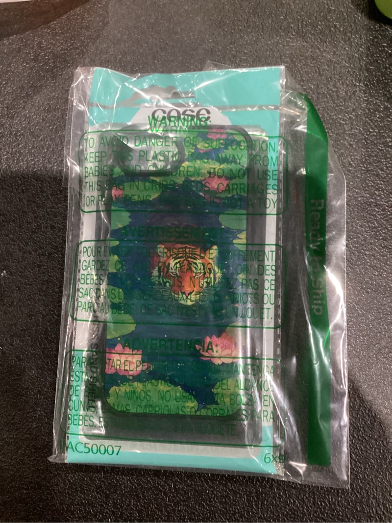 Condition photo showing Good Condition for CARLOCA Compatible with iPhone 16e Case for Girls Boys Hard Shell Shockproof Protection TPU Non Slip for iPhone 16e Fashion Pattern Tiger Swimming Water Lotus Flower Leaf Tiger Swimming Water Lotus Flower Leaf iPhone 16e