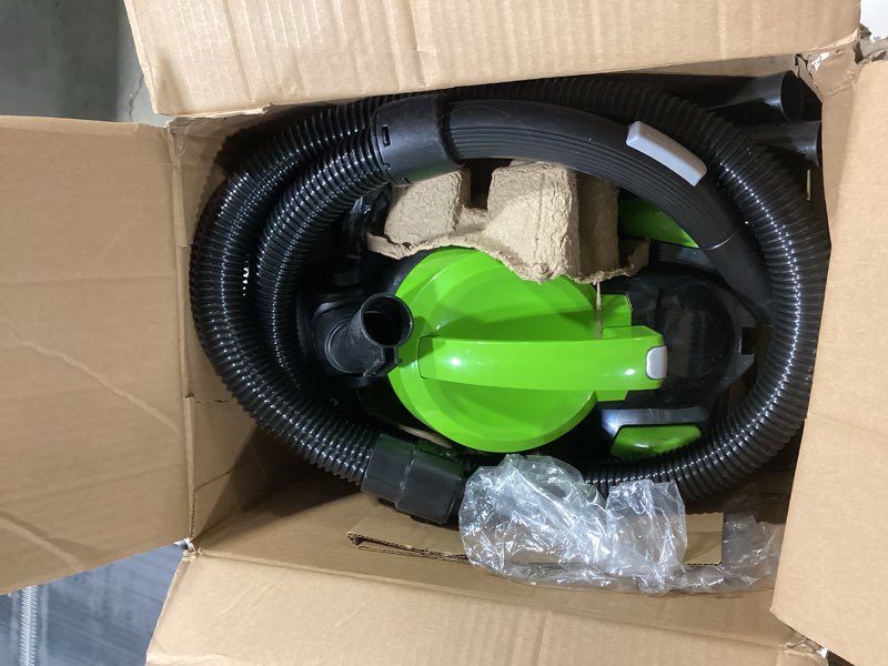 Condition photo showing As Is for Eureka WhirlWind Bagless Canister 2.5L Vacuum Cleaner, Lightweight Vac for Carpets and Hard Floors, NEN110A, Blue