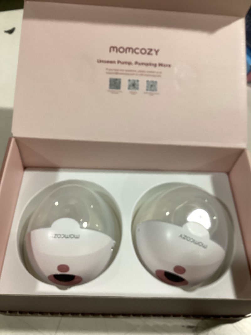 Condition photo showing Good Condition for Momcozy M5 Lite Hands-Free Wearable Breast Pump, DoubleFit Flange for Baby-Like Comfort, 3 Modes & 9 Suction Levels, No Flange Insert or Hard Carry Case, 24mm, 2-Pack, Cozy Red Lite-Limited Version Cozy Red