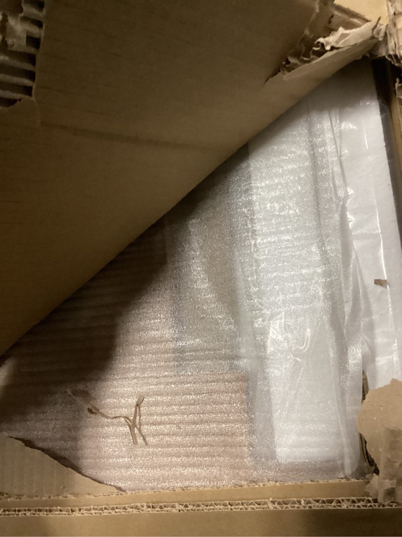 Condition photo showing Good Condition for Zinus Alexia Wood Platform Bed Frame with headboard, Solid Wood Foundation with Wood Slat Support, No Box Spring Needed, Easy Assembly, Rustic Pine, Queen Rustic Pine Queen Natural Wood Headboard