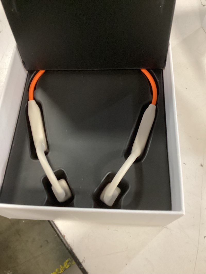Condition photo showing Good Condition for viyawise b11 bone conduction headphones, ip68 waterproof earbuds for swimming, 32gb & bluetooth 6.0 wireless underwater open ear headphones with mic for sport orange