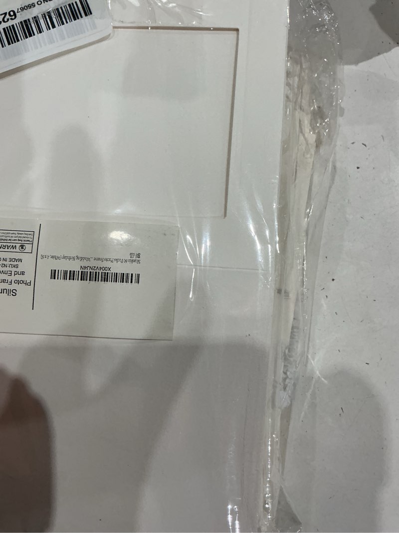 Condition photo showing Good Condition for 60 packs white photo frame cards and envelopes for 4 x 6 picture, paper picture frames and self seal envelopes for birthday christmas wedding invitations graduations party white 4 x 6