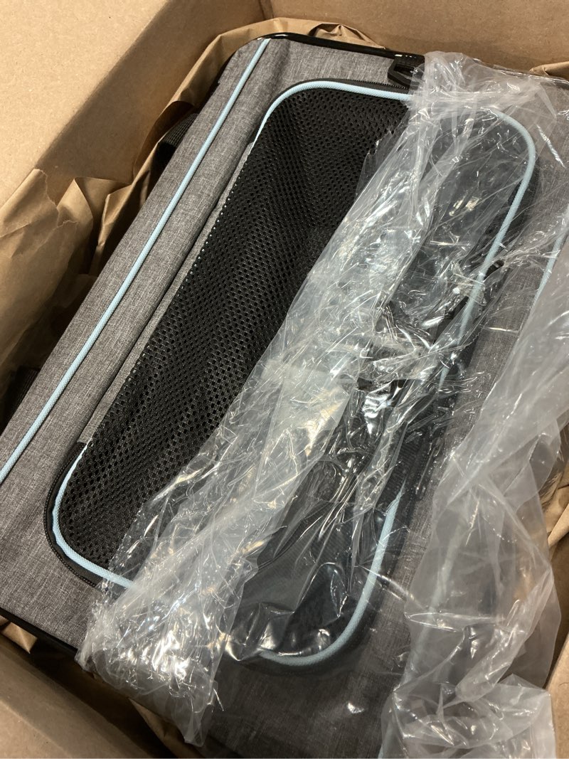 Condition photo showing New/Like New for vceoa 19x12x12 inches cat, dog carrier for pets up to 22 lbs, soft-sided cat bag animal carriers travel puppy carry as a toy of fabric pet home 19"l x 12"w x 12"h xh