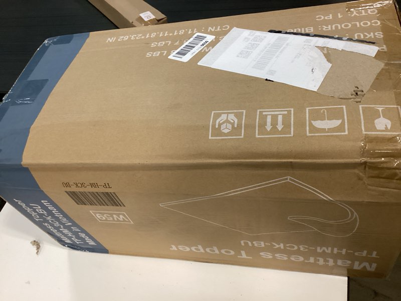 Condition photo showing New/Like New for sweetcrispy memory foam mattress topper california king, 3 inch thick gel infused cooling toppers pad for bed, sleeper sofa, rv, camper, certipur us certified, ventilated and breathable 3 in california king