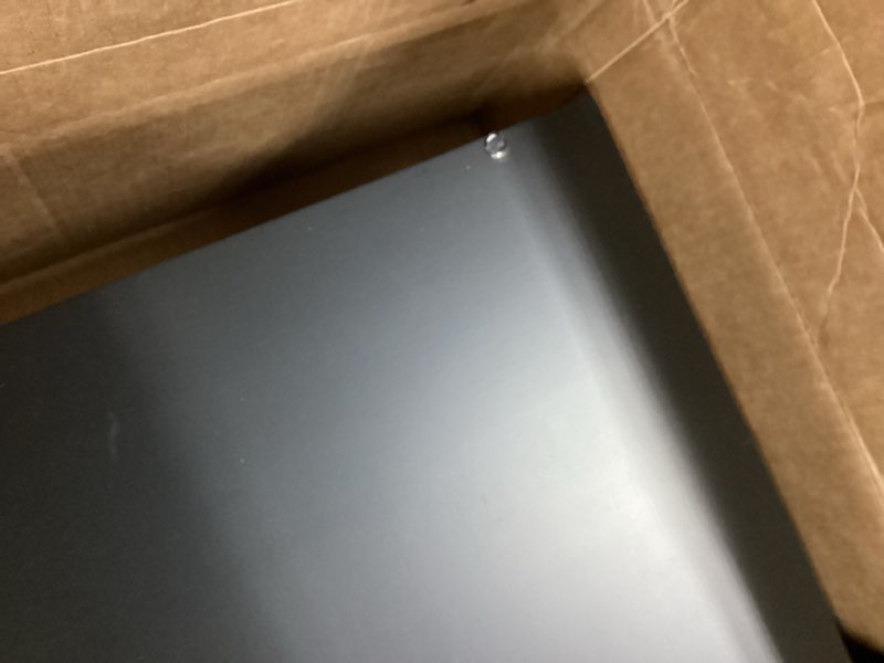 Condition photo showing As Is for EMERIT Printer Stand Shelf with Storage Wood Desk Paper Organzier for Home/Office,Printer Riser, 2 Tire Black Large