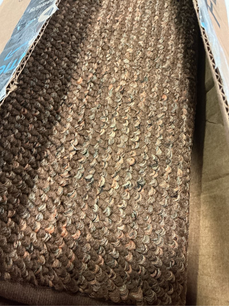 Condition photo showing Good Condition for BEQHAUSE Hallway Runner Rugs 2x6, Hallway Rug Non-Slip Washable(Rolled-Up NO Creases), Runner Rug Absorbent Stain Resistant Hall Rug Carpet Runner, Entryway Rugs Floor Mat Laundry Room Rugs, Brown Brown 2'x6' (Runner)