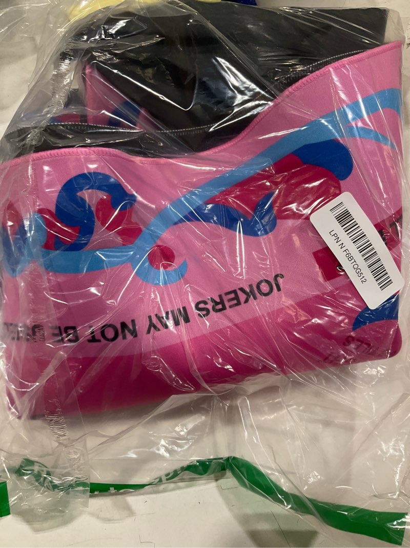 Condition photo showing Good Condition for neoprene mahjong mat with rules, 33x33 inch mahjong mat for table, non-slip noise reduction mah jongg mat with carrying bag and 3 dice for card, board, poker, tile games, dominoes (pink)